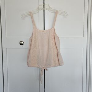 Self Esteem lace tank top size L